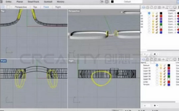 3D打印機(jī)專(zhuān)屬定制眼鏡框